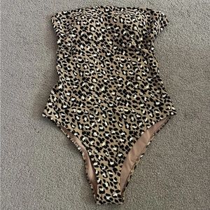Aerie Cheetah Print One piece Swimsuit